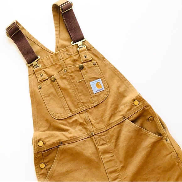 carhartt white carpenter bibs